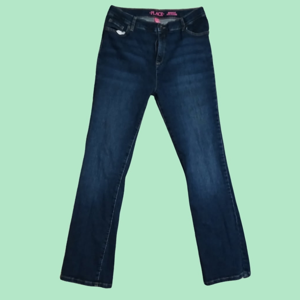 Girl's Regular Denim Plus Size Jeans